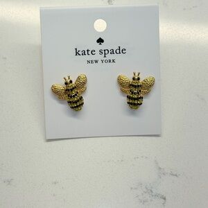 kate spade Bee Stud Earrings - Gold & Black